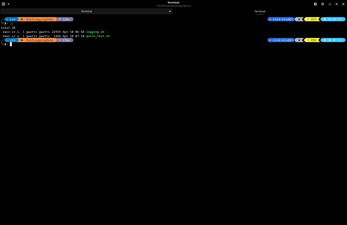 Logging Demo - INFO